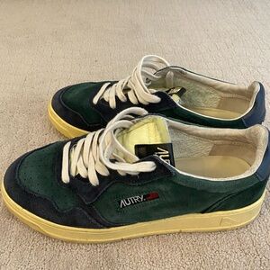 Men's Autry Green and Blue Sneakers